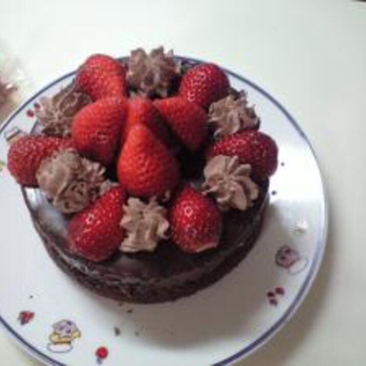 子供でも簡単に作れるイチゴとバナナのチョコケーキ レシピ 作り方 By ティーラテ 楽天レシピ 子供でも簡単に作れるイチゴとバナナのチョコケーキ レシピ 作り方 By ティーラテ 楽天レシピ